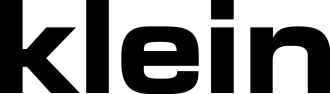 Das Logo der Firma Klein GmbH & Co. KG in Schwarz vor neutralen Hintergrund.
