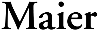 Das Logo von bad-heizung-Maier vor neutralen Hintergrund.