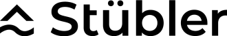 Das Logo der Firma Stübler in Schwarz vor neutralen Hintergrund.